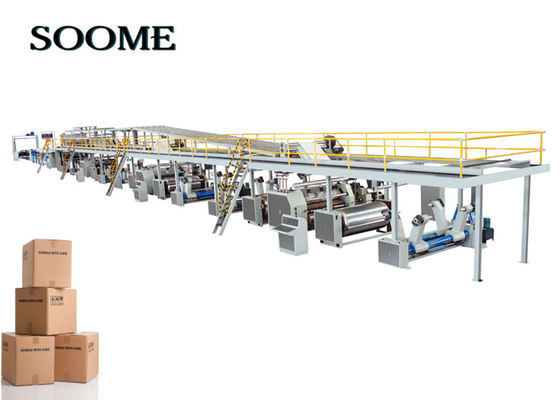3-7 strati 2000mm Linea di produzione di cartone ondulato macchina di ondulazione automatica