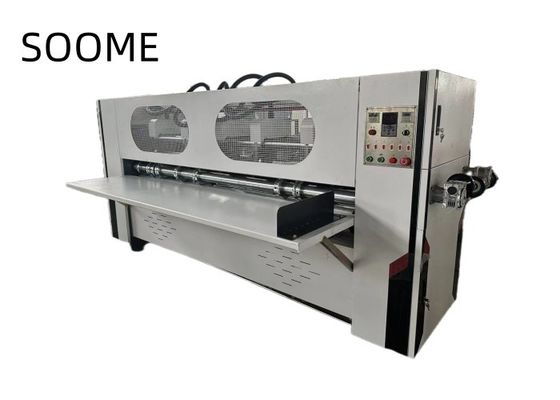 Offline slitter slitter scorer machine blade regolato elettricamente e scorer manuale regolato con convesso a flat scorer
