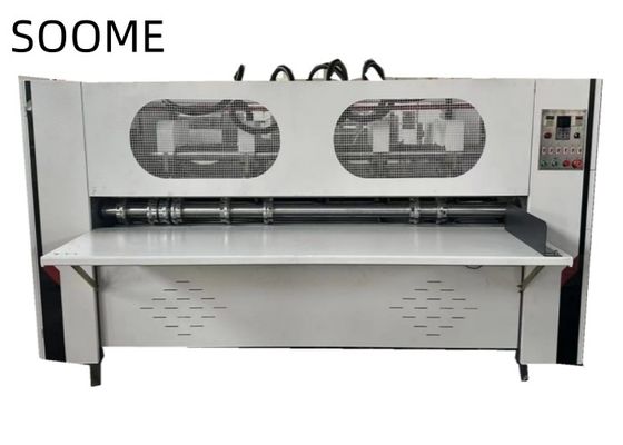 Offline slitter slitter scorer machine blade regolato elettricamente e scorer manuale regolato con convesso a flat scorer
