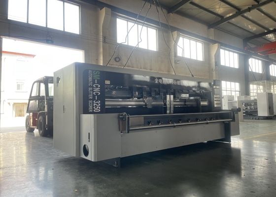 Macchina di taglio a lame di acciaio a tungsteno di precisione a servo completo per taglio di cartone ondulato