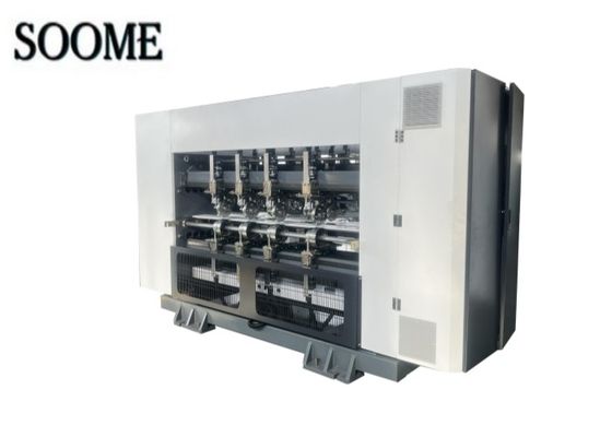 Efficienza Slitter Scorer Machine sottile a lama 1800/2200 Modello con colore personalizzato per la fabbricazione di scatole ondulate