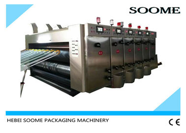 Alimentatore automatico a macchina del margine anteriore di Slotter della stampante di Flexo del cartone con l'impilatore del vibratore