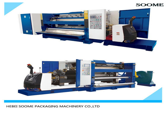 Tipo a cassetta variabili digiunano linea di produzione ondulata di 1600mm A flauto del singolo Facer