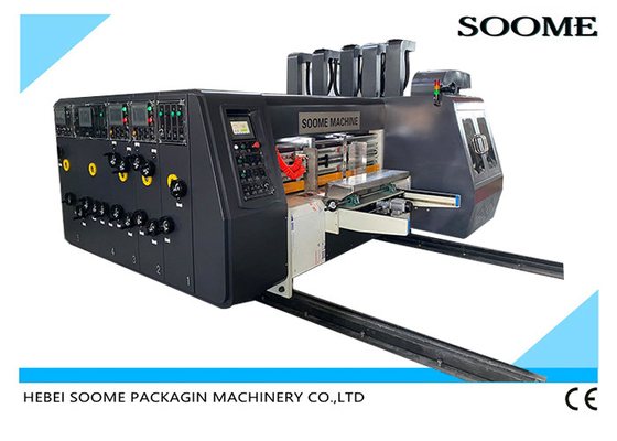Macchina automatica Flexo di ondulazione della scatola precisa professionale che stampa fabbricazione tagliante del cartone di Slotter