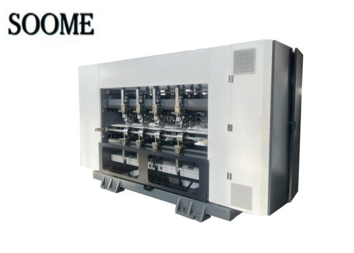 Efficienza Slitter Scorer Machine sottile a lama 1800/2200 Modello con colore personalizzato per la fabbricazione di scatole ondulate